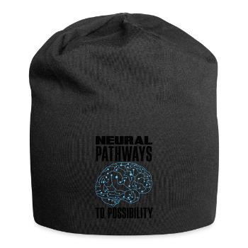 Unlock Your Brain's Potential Neuroplasticity - Jersey-Beanie - Schwarz - Vorne