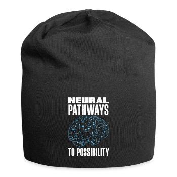 Unlock Your Brain's Potential Neuroplasticity - Jersey-Beanie - Schwarz - Vorne
