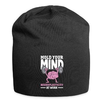 Unlock Your Brain's Potential Neuroplasticity - Jersey-Beanie - Schwarz - Vorne