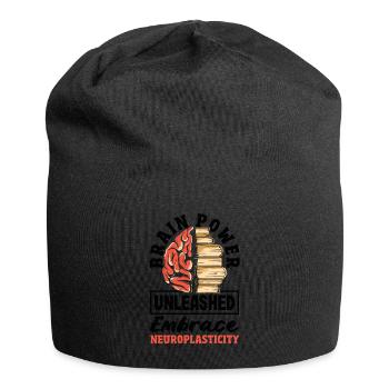 Unlock Your Brain's Potential Neuroplasticity - Jersey-Beanie - Schwarz - Vorne