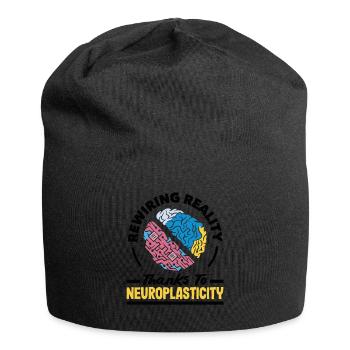 Unlock Your Brain's Potential Neuroplasticity - Jersey-Beanie - Schwarz - Vorne