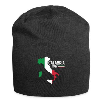 Calabre Italie Calabre Carte Région Italie - Bonnet en jersey - charbon - Devant