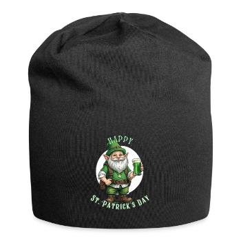 St. Patrick's Day Leprechaun I Green Beer I - Jersey Beanie - black - Front