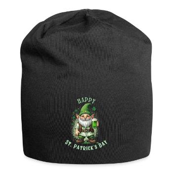 St. Patrick's Day Leprechaun I Green Beer I - Jersey Beanie - black - Front