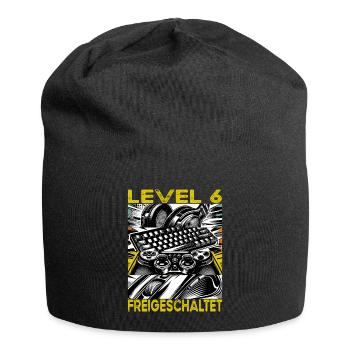 Niveau d’anniversaire 6 Jeux et joueurs débloqués - Bonnet en jersey - noir - Devant