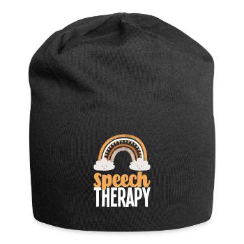 Orthophoniste, orthophoniste, orthophoniste - Bonnet en jersey - noir - Devant