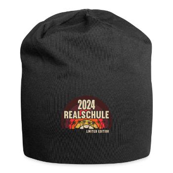 Realschule Junge Mädchen Realschule 2024 - Jersey-Beanie - Schwarz - Vorne