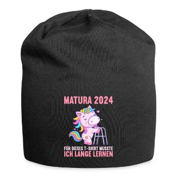 Matura Young Girls Women and Men Matura 2024 - Jersey Beanie - black - Front