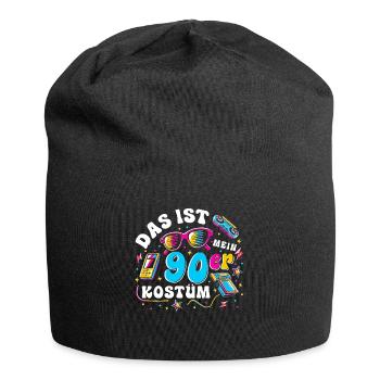 Das ist mein 90er Kostüm - Jersey-Beanie - Schwarz - Vorne