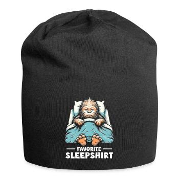 Bigfoot Favorite Sleepshirt - Jersey Beanie - black - Front