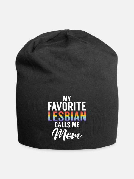 Lesbian Gifts - Jersey-Beanie - Schwarz