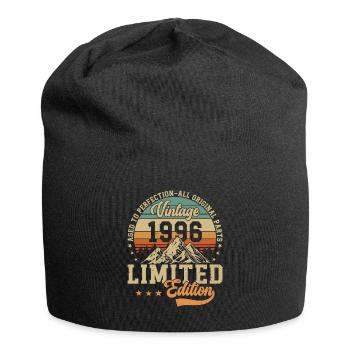 1996 Geburtstagsgeschenk 1996 Jahrgang 1996 Geschenk - Jersey-Beanie - Schwarz - Vorne