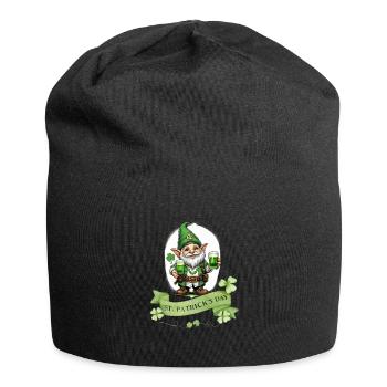 St. Patrick's Day Leprechaun I Green Beer I - Jersey Beanie - black - Front