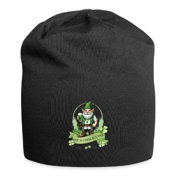 St. Patrick's Day Leprechaun I Green Beer I - Jersey Beanie - black - Front