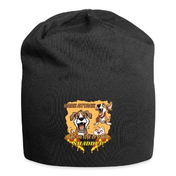 BARK ATTACK - Jersey Beanie - black - Front