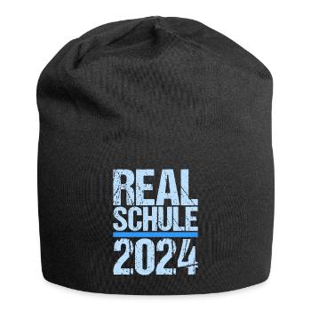 Realschule Junge Mädchen Realschule 2024 - Jersey-Beanie - Schwarz - Vorne