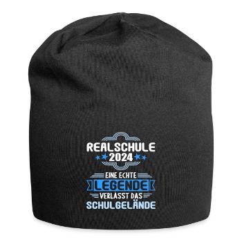 Realschule Junge Mädchen Realschule 2024 - Jersey-Beanie - Schwarz - Vorne