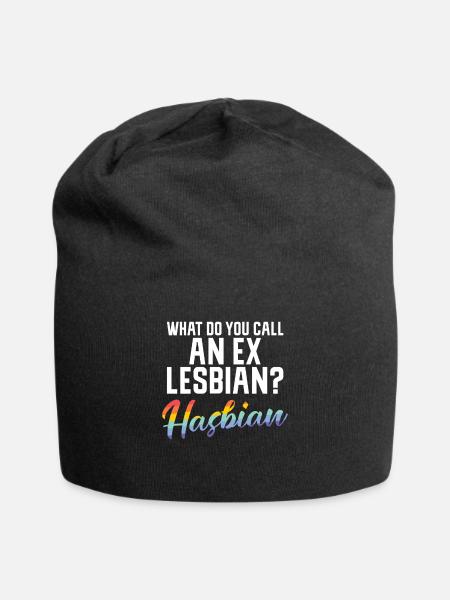 Lesbian Gifts - Jersey-Beanie - Schwarz