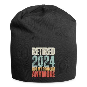 RETIRED 2024 NOT MY PROBLEM ANYMORE - Jersey Beanie - black - Front