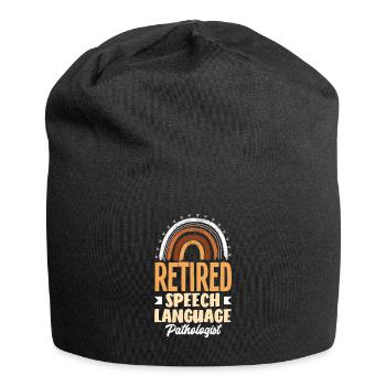 Orthophoniste, orthophoniste, orthophoniste - Bonnet en jersey - noir - Devant