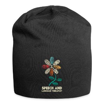 Orthophoniste, orthophoniste, orthophoniste - Bonnet en jersey - noir - Devant