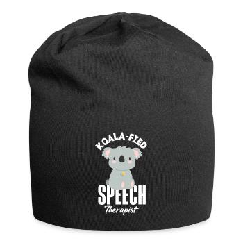 Orthophoniste, orthophoniste, orthophoniste - Bonnet en jersey - noir - Devant