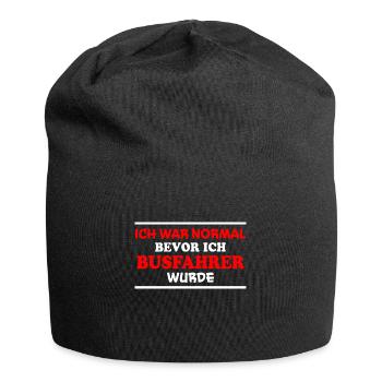 Busfahrer Spruch Beruf Lustiges Busfahrer Geschenk - Jersey-Beanie - Schwarz - Vorne