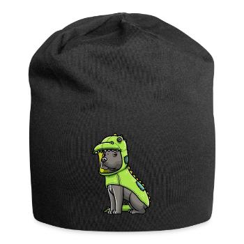 Staffordshire Bull Terrier Dog In - Jersey Beanie - black - Front