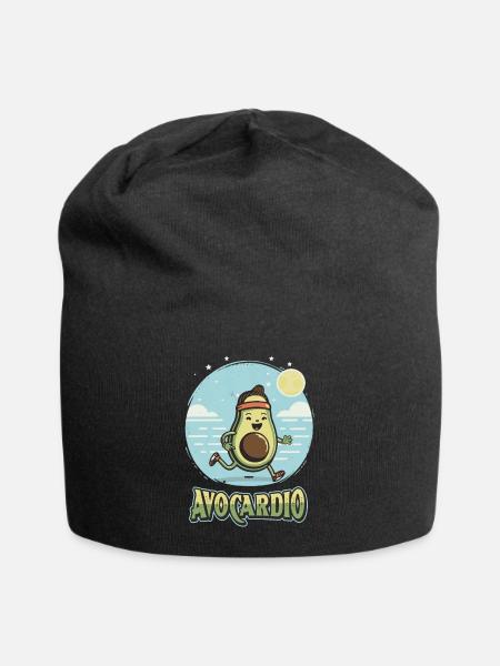 AVOCARDIO - Jersey-Beanie - Schwarz