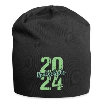 Realschule Junge Mädchen Realschule 2024 - Jersey-Beanie - Schwarz - Vorne