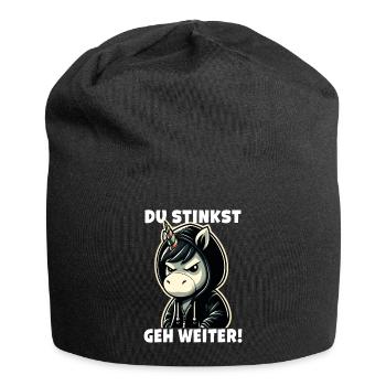 Du stinkst Geh weiter Sarkastisches - Jersey-Beanie - Schwarz - Vorne