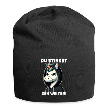 Du stinkst Geh weiter Sarkastisches - Jersey-Beanie - Schwarz - Vorne