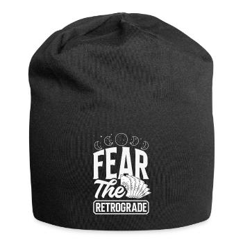 Retrograde planets Mercury retrograde - Jersey Beanie - black - Front