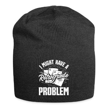 Retrograde planets Mercury retrograde - Jersey Beanie - charcoal grey - Front