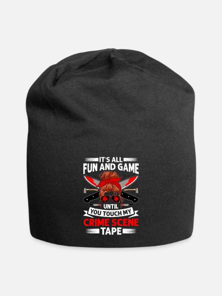 True Crime - Jersey-Beanie - Schwarz