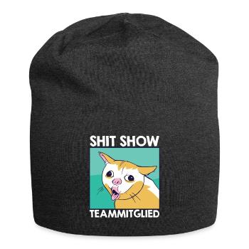 Mitarbeiter Verrückt Shit Show Teammitglied - Jersey-Beanie - Anthrazit - Vorne