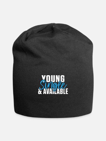 Single Gift - Jersey-Beanie - Schwarz
