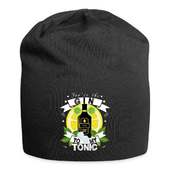 You're the Gin to my Tonic - Gin Lover Gift Idea - Jersey-Beanie - Schwarz - Vorne