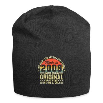 MANUFACTURED IN 2009 - Jersey Beanie - charcoal grey - Front