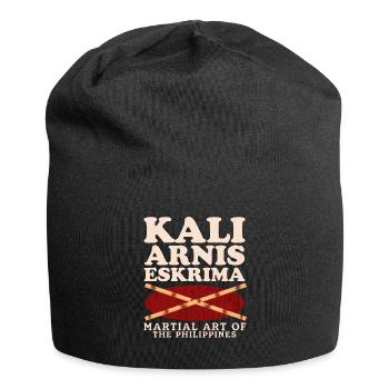 Arnis Eskrima Kali philippin Arts martiaux cadeau - Bonnet en jersey - noir - Devant