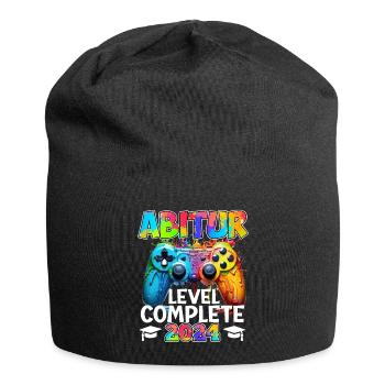 Abitur 2024 Level Complete Gamer High School graduates - Jersey Beanie - black - Front