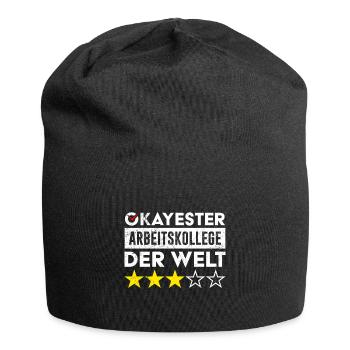 Office colleague Okayest work colleague in the world - Jersey Beanie - black - Front
