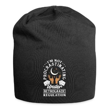 Retrograde planets Mercury Retrograde - Jersey Beanie - black - Front