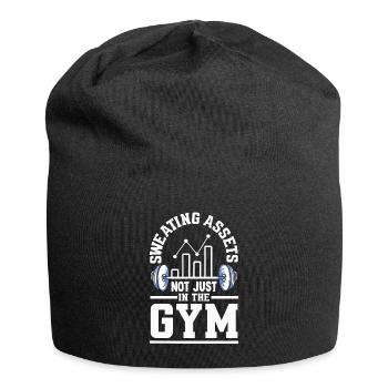 Des actifs qui ne se sument pas seulement dans le gymnase Finance - Bonnet en jersey - noir - Devant