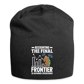 Accounting The Final Frontier In Number Crunching - Jersey Beanie - black - Front