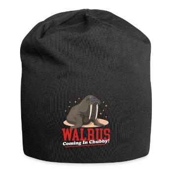 Walrus Walrus | Walruses Walrus Gift - Jersey Beanie - black - Front