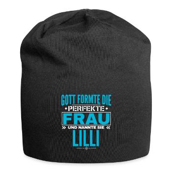 Lilli Name Design - Jersey Beanie - black - Front