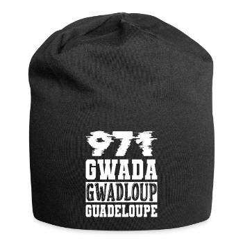 971 GWADA GWADLOUP GUADELOUPE - Bonnet en jersey - noir - Devant