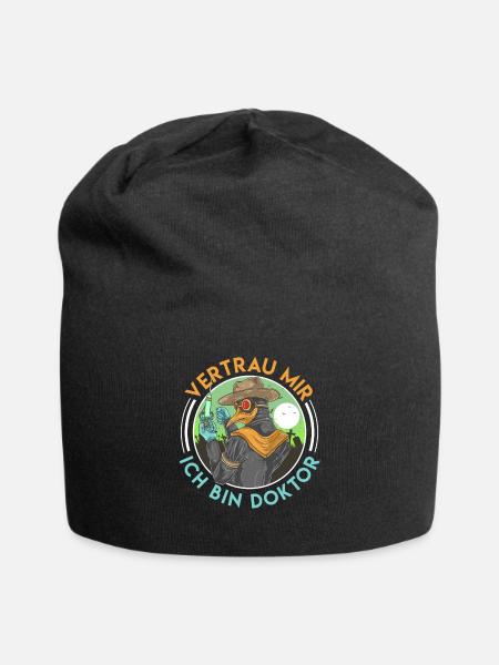 Doktorabschluss Vertrau Mir Ich bin Doktor - Jersey-Beanie - Schwarz