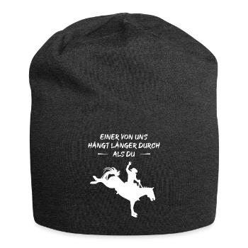 Rodeo Endurance Champion - Jersey Beanie - charcoal grey - Front